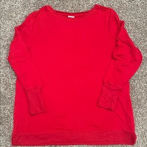 Chico's Zenergy Vivid Red Top